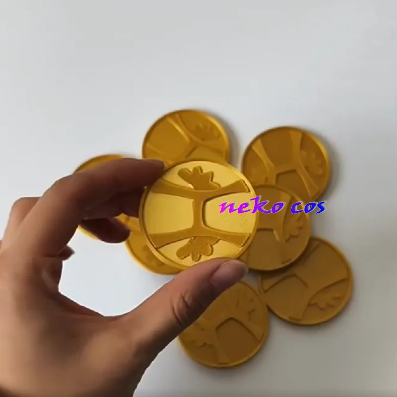 Фото nekocos Panty & Stocking with Garterbelt Heaven Coins H-Coins 3D-принт Косплей-костюм реквизит №2