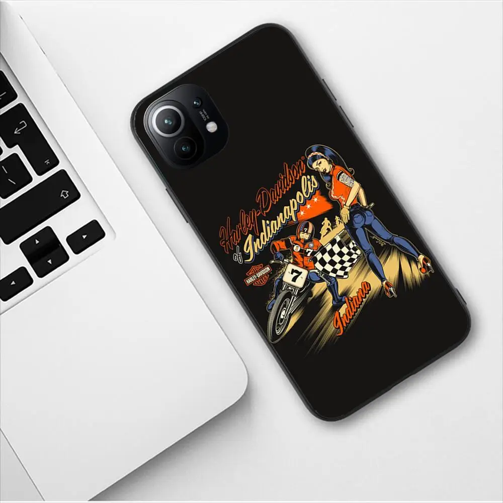 Motorcycle Harleys Davidsons Phone Case For Xiaomi 13 12 11T 9 11 10C 9T 8 9SE 11i Lite Ultra Note10 Poco F3 M4 M3 Pro New Cover