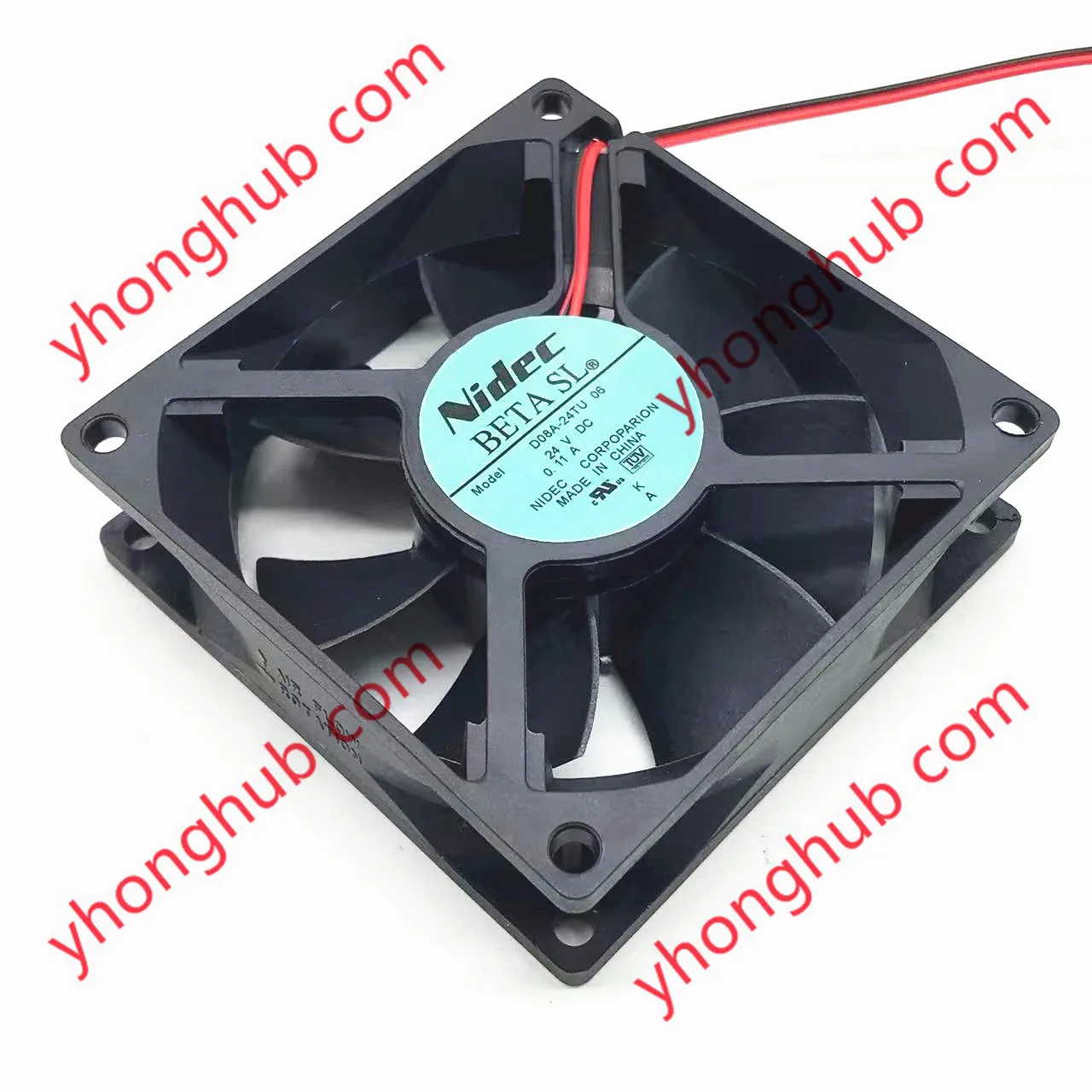Вентилятор охлаждения сервера Nidec D08A-24TU 06 DC 24V 0.11A 80x80x25 мм