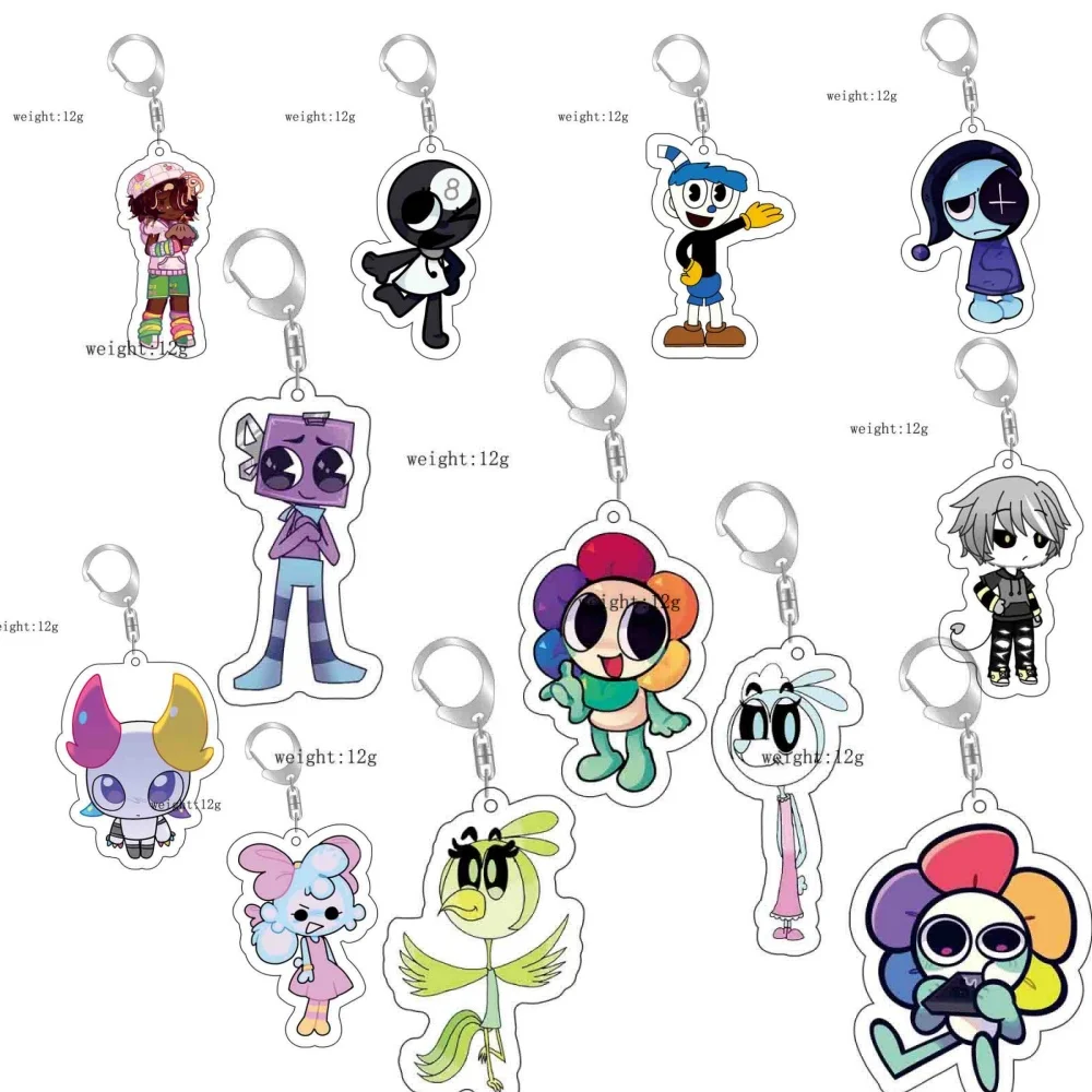 Акриловый брелок для ключей