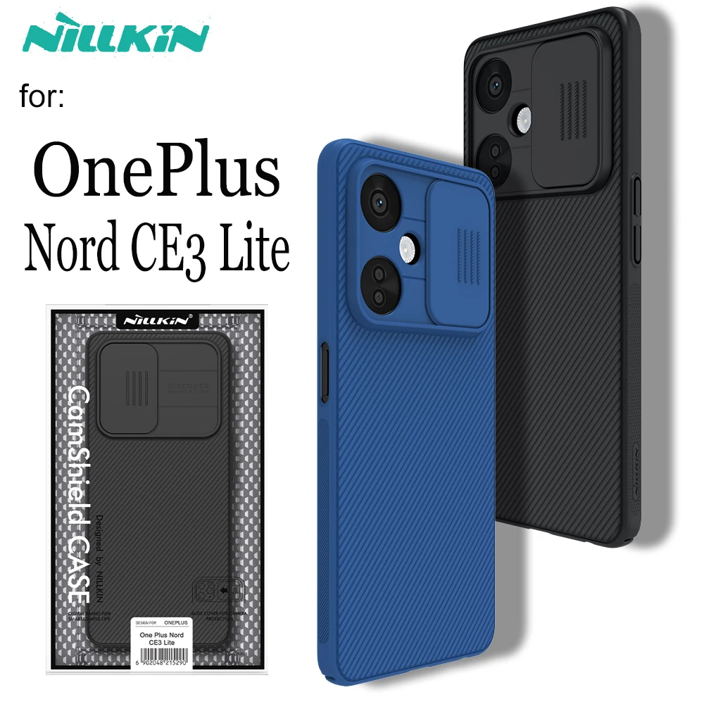 

OnePlus Nord CE3 CE 3 Lite Case Nillkin Slide Camera Protection Lens Protect Privacy Hard PC Cover on One Plus Nord CE 3 Lite