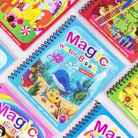 hot sales reusable coloring book magic water picture drawing book sensory early education for kids birthday childrens day gift