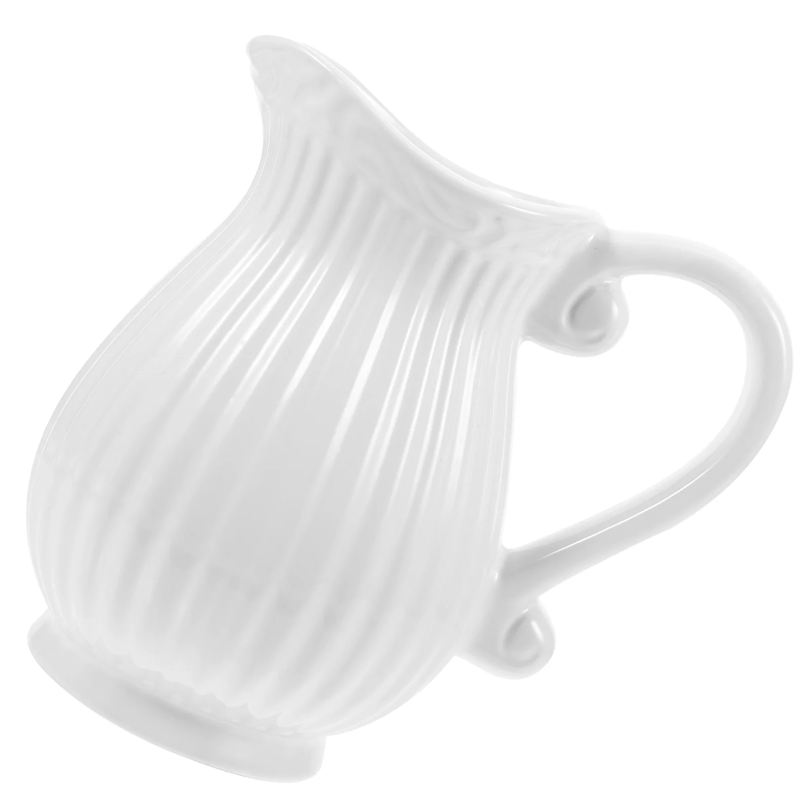 

Ceramic Flower Pot Dried Pitcher Vase White Craft Decor Creative Ceramics Statue Household Floral Decorative