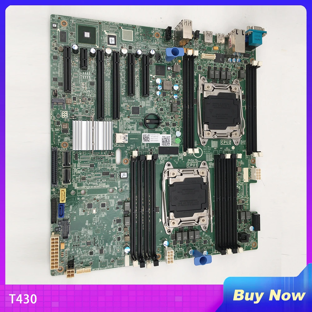 

Серверная материнская плата для DELL PowerEdge T430 KX11M 975F3 0KX11M 0975F3 XNNCJ 0XNNCJ 3XKD DYFC8