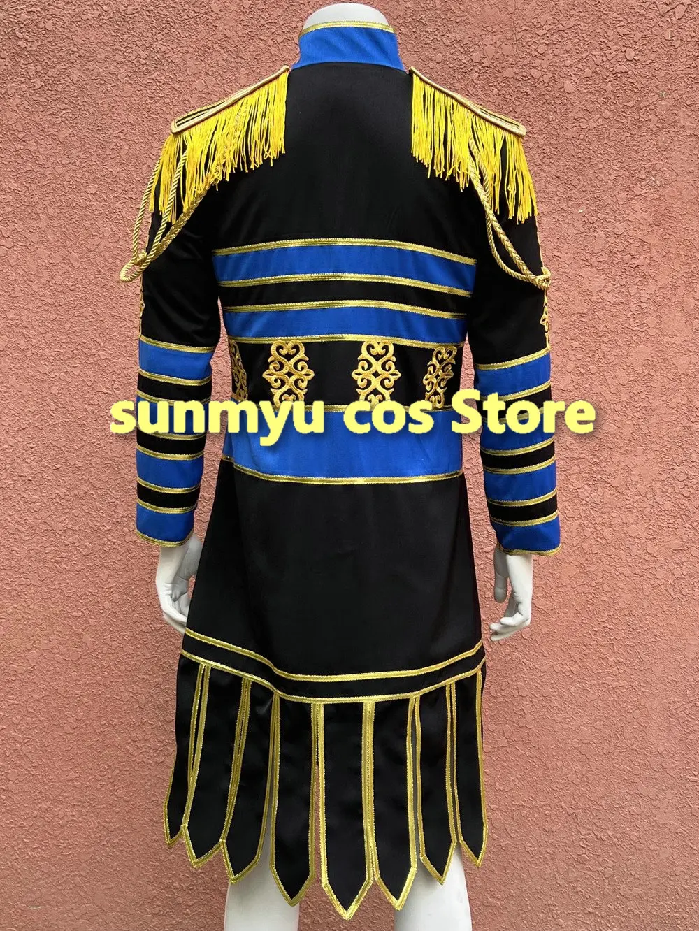 Костюм для косплея Ohsama Sentai King Ohger Ohkuwagata голубое пальто Rakuresu Hasuti