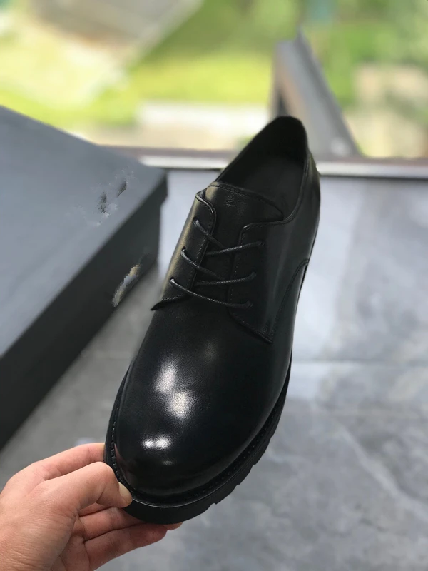 Мужские деловые туфли Maxdutti в британском стиле натуральная кожа удобная дышащая