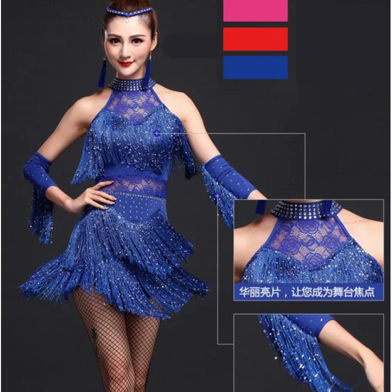 

Latin Dance Dress Women/Girls/Lady New Sexy Fringe Salsa/Ballroom/Tango/Cha Cha/Rumba/Samba/Latin Dresses For Dancing.
