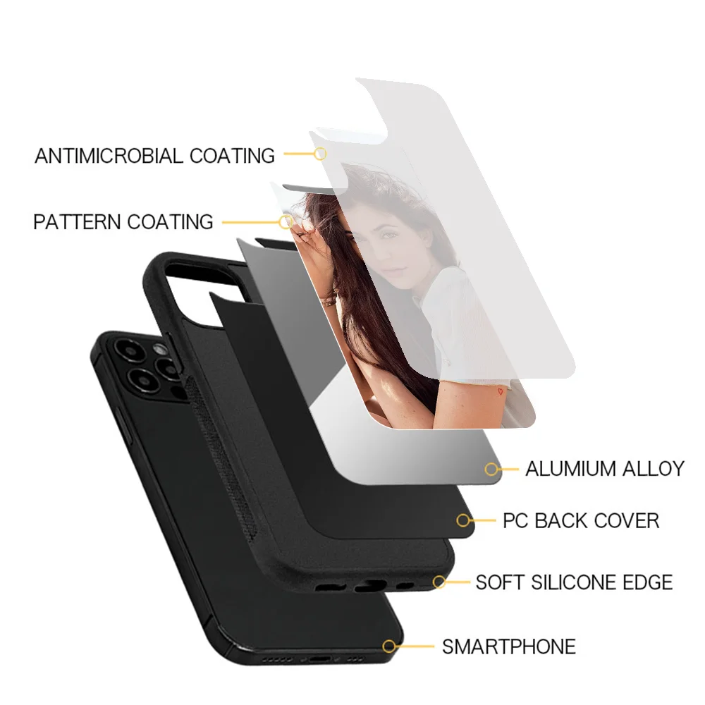 Чехол для телефона Star K-KYLIE-J-JENERS IPhone 11 12 13 14 15 Pro Max зеркальный акриловый чехол из ТПУ