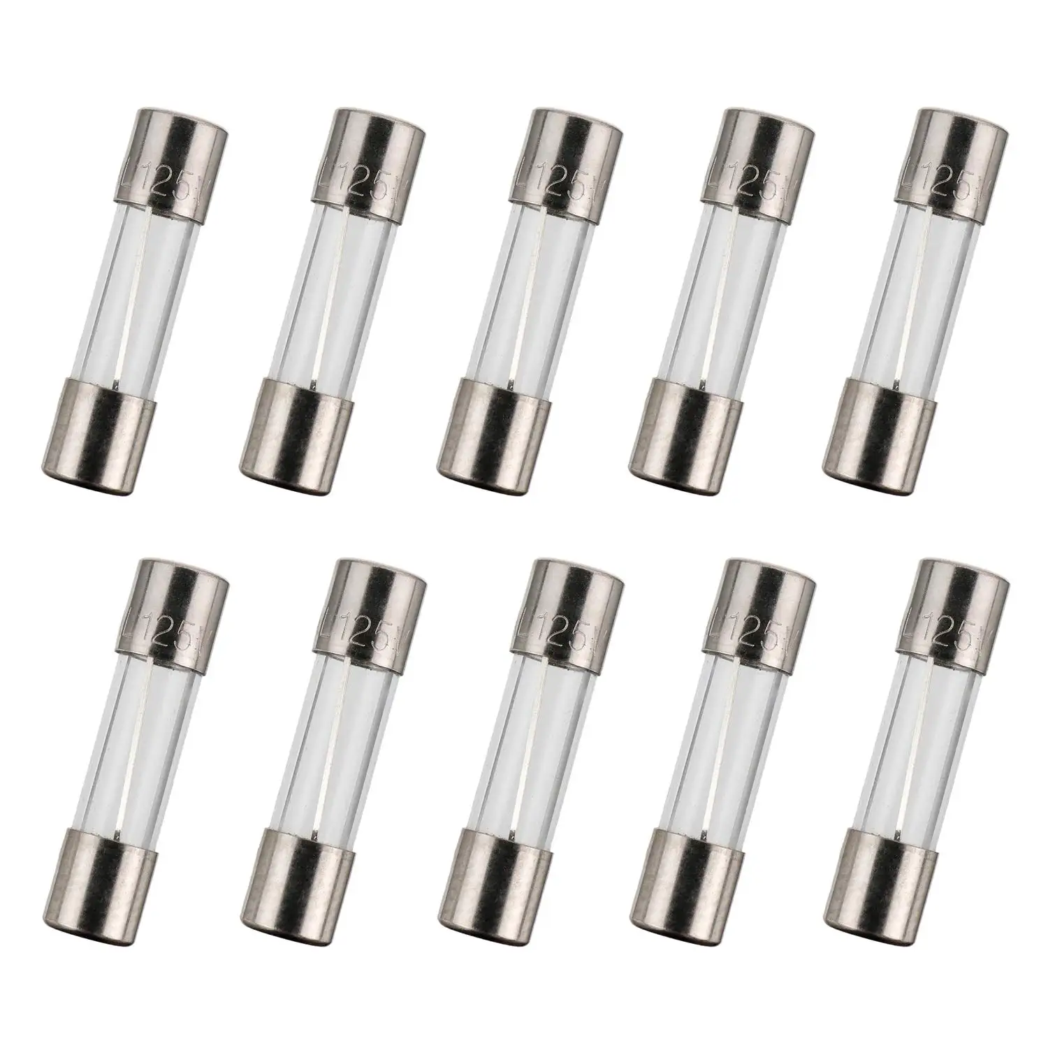 Ассорти комплектов предохранителей со стеклянной трубкой Fast-Blow 100 шт.