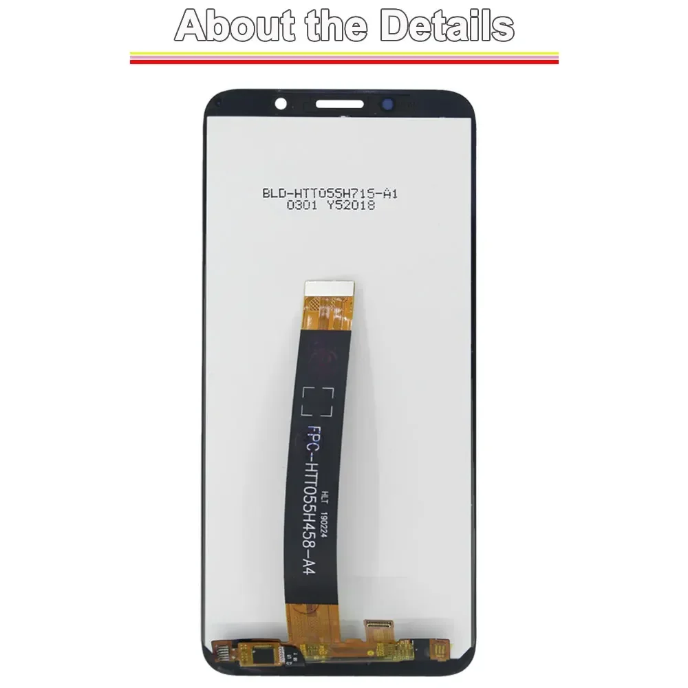 Фото Ремонтный комплект для замены сенсорного экрана и дигитайзера Motorola Moto E6 Play XT2029 с рамкой и задней крышкой №2