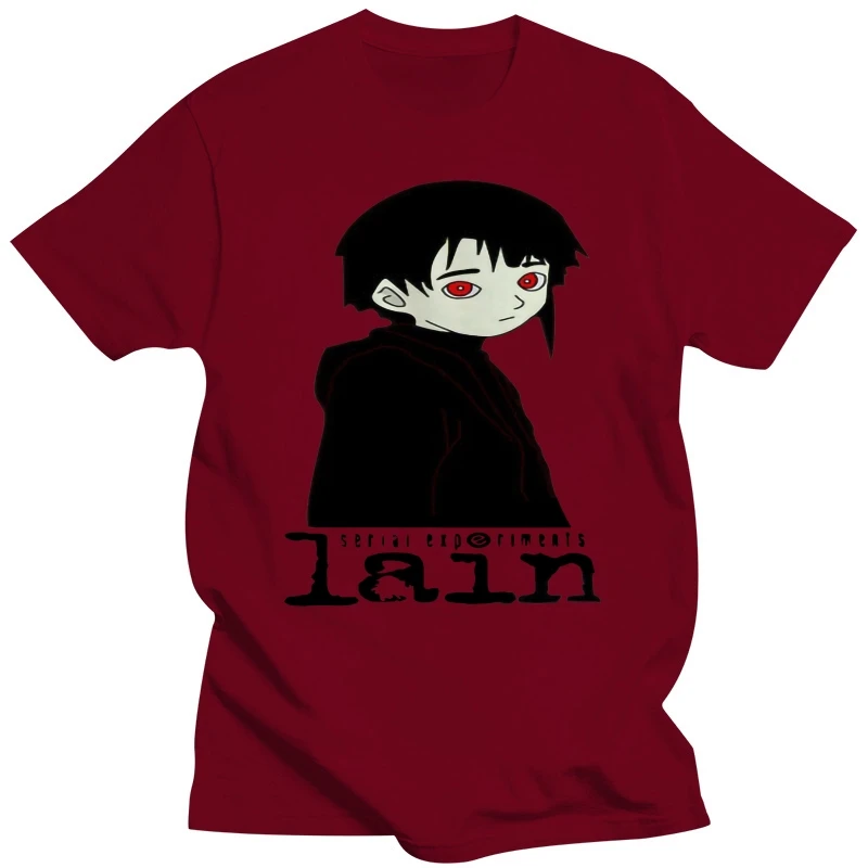 Серийные эксперименты Футболка Lain Научная фантастика Аниме
