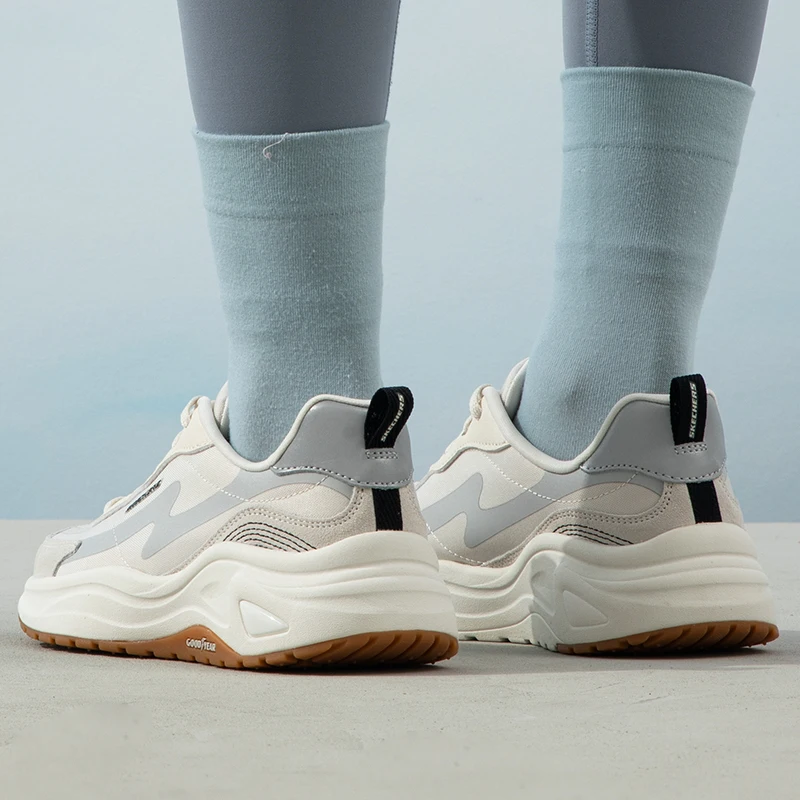Женские Ботинки Skechers/Skechers обувь на толстой подошве в стиле ретро Спортивная