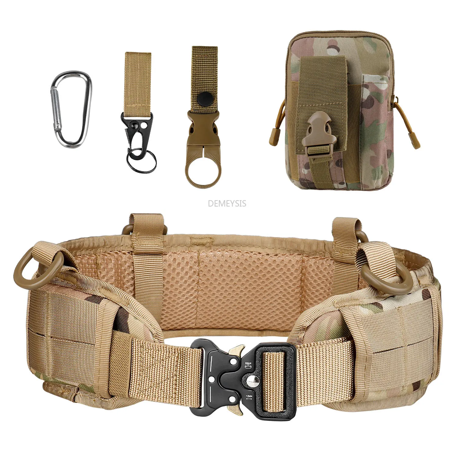 

Military Molle Waist Belt Detachable Airsoft Shooting CS Tactical Battle Belts Army Paintball Combat Girdle Hunting Waistband