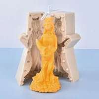roman goddess of wealth candle mold diy portrait scented silicone mold body plaster mold candle mold making sculpture mould