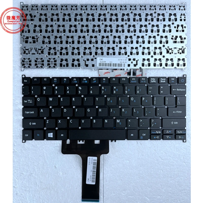 

US for Acer Travelmate 8481 8481G 8481T 8481TG P4VC0 Black PK130J52A04 EC39 ID49 ID43laptop Keyboard