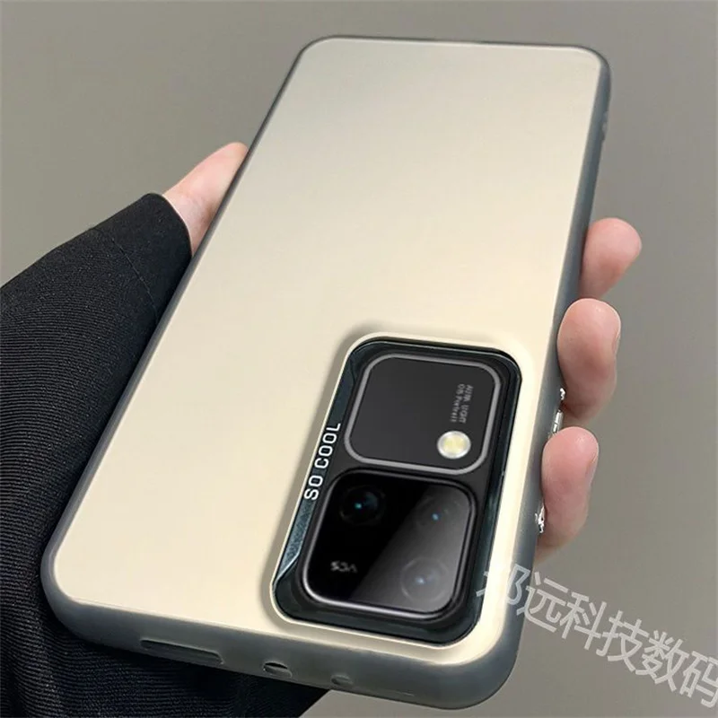 Чехол для VIVO V30 Pro V30Pro матовый жесткий чехол ПК универсальный новый модный