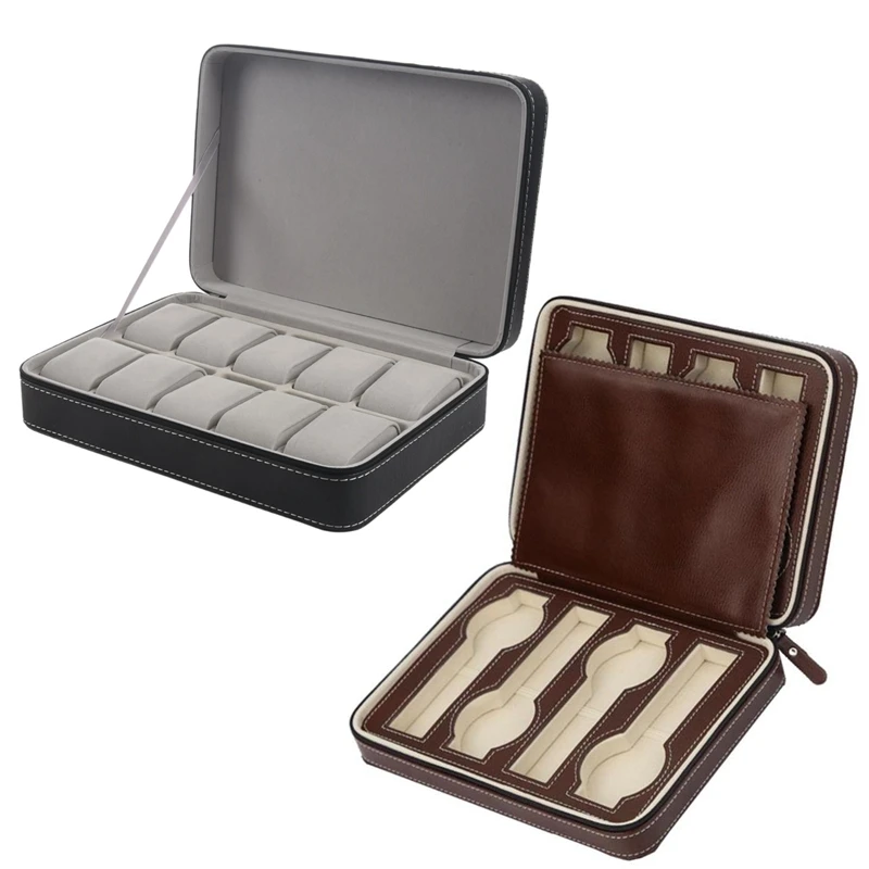 

Портативный органайзер для часов с 8 отделениями