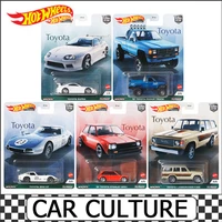 original hot wheels premium car culture toyota supra diecast 164 pickup truck kid boy toys for children gift collector edition