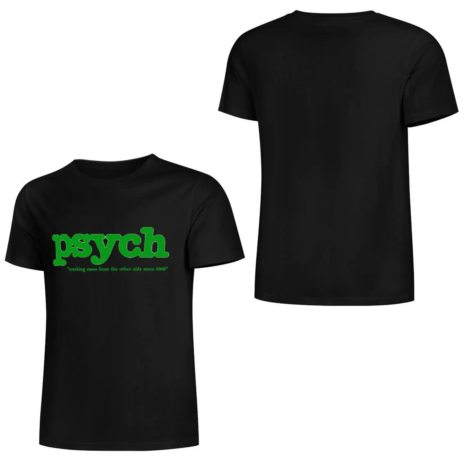 Фото Персонализированная футболка Psych, мужские мешковатые футболки №3