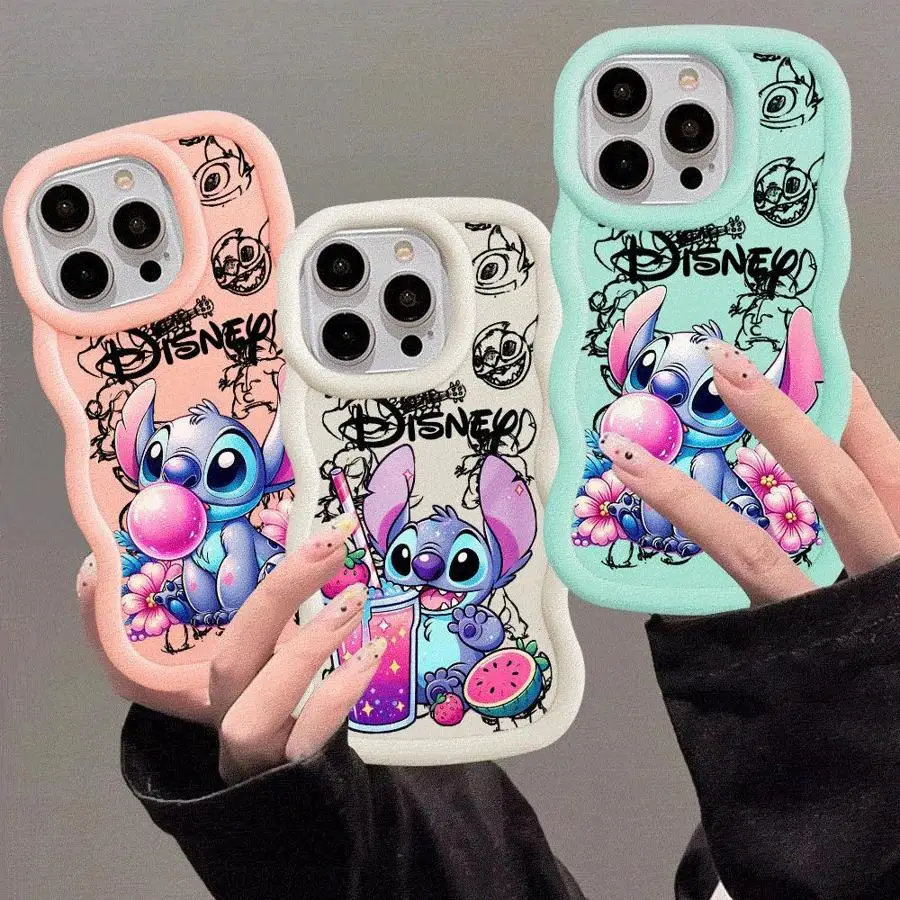 Чехол для телефона Disney Cute Stitch Xiaomi Poco X3 NFC X5 5G Redmi 8 Pro 9C 9T 10 10C 10A 12 13C A1 A2 Plus Soft Cover