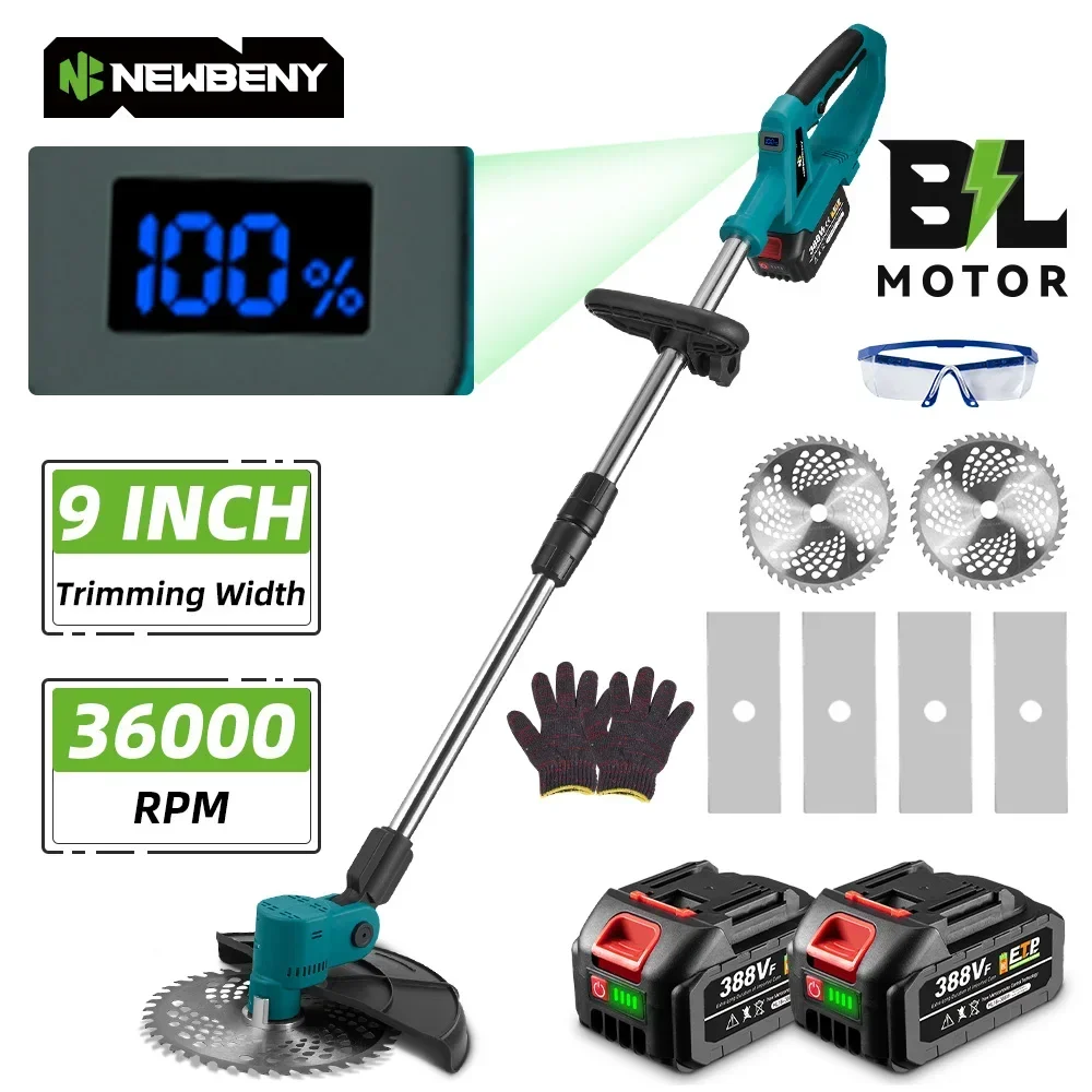 

NewBeny 9-дюймовая бесщеточная электрическая газонокосилка NewBeny