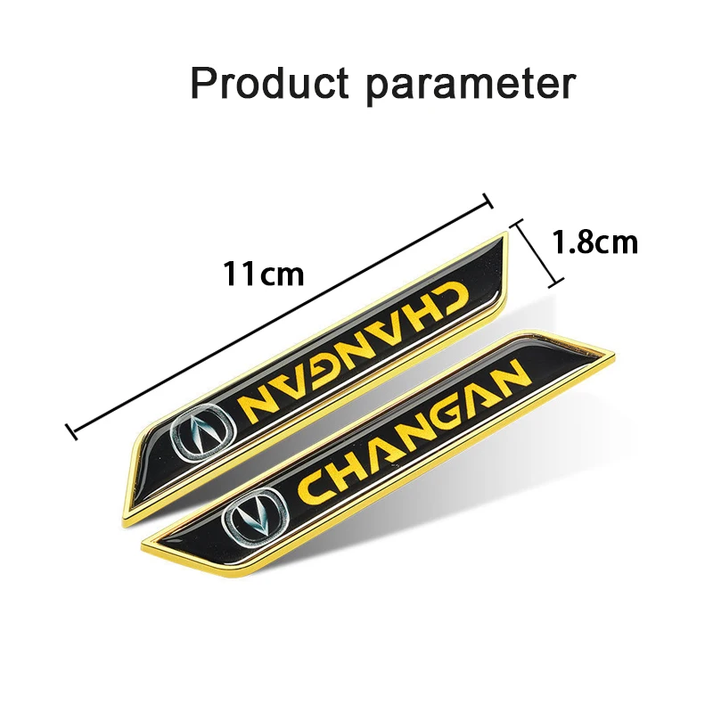 Auto Rear Decal for Changan CS15 CS75 CS35 CS55 Raeton Cx20 Cv1 Cs1 EADO Alsvin Car Side Emblem Badge Logo Sticker Decoration |