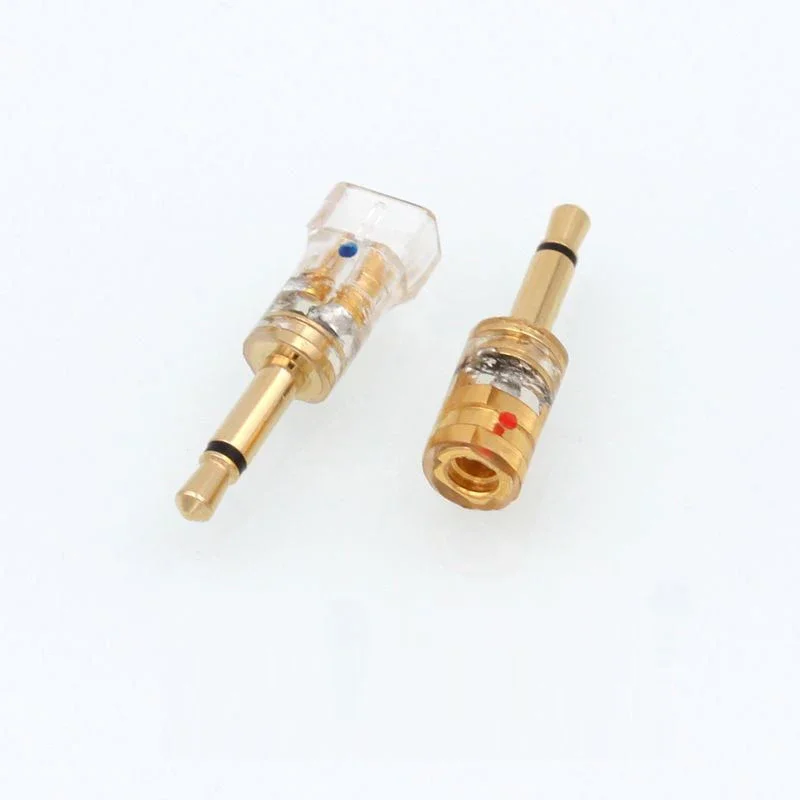 Пара адаптеров Audiocrast MMCX/0 78 мм мама на 2 5 папа для наушников HE1000 HE560 HE400i Oppo PM-1 PM-2