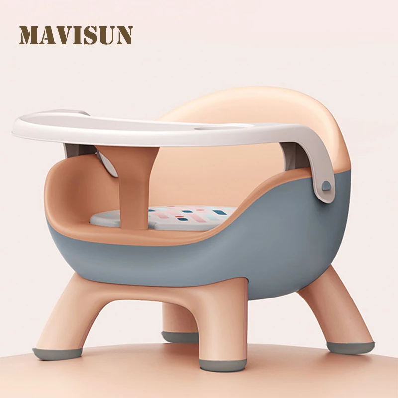 

Thickened Children's Call Chair Home Infant Backrest Chair Baby Dining Chair Eating Small Chair Plastic Bench