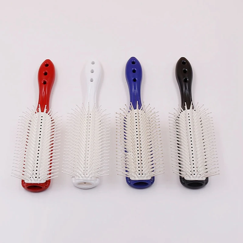 

Anti-Static 9 Rows Hair Brush Comb Hairdressing Scalp Massager Detangling Hair Brush Hair Combs Heat Resistant Styling Tools