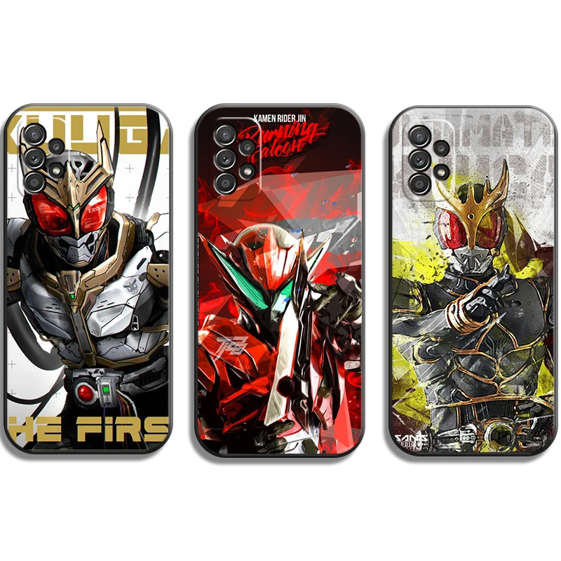 

Kamen Rider Bandai Phone Cases For Samsung Galaxy A51 4G A51 5G A71 4G A71 5G A52 4G A52 5G A72 4G A72 5G Coque Back Cover