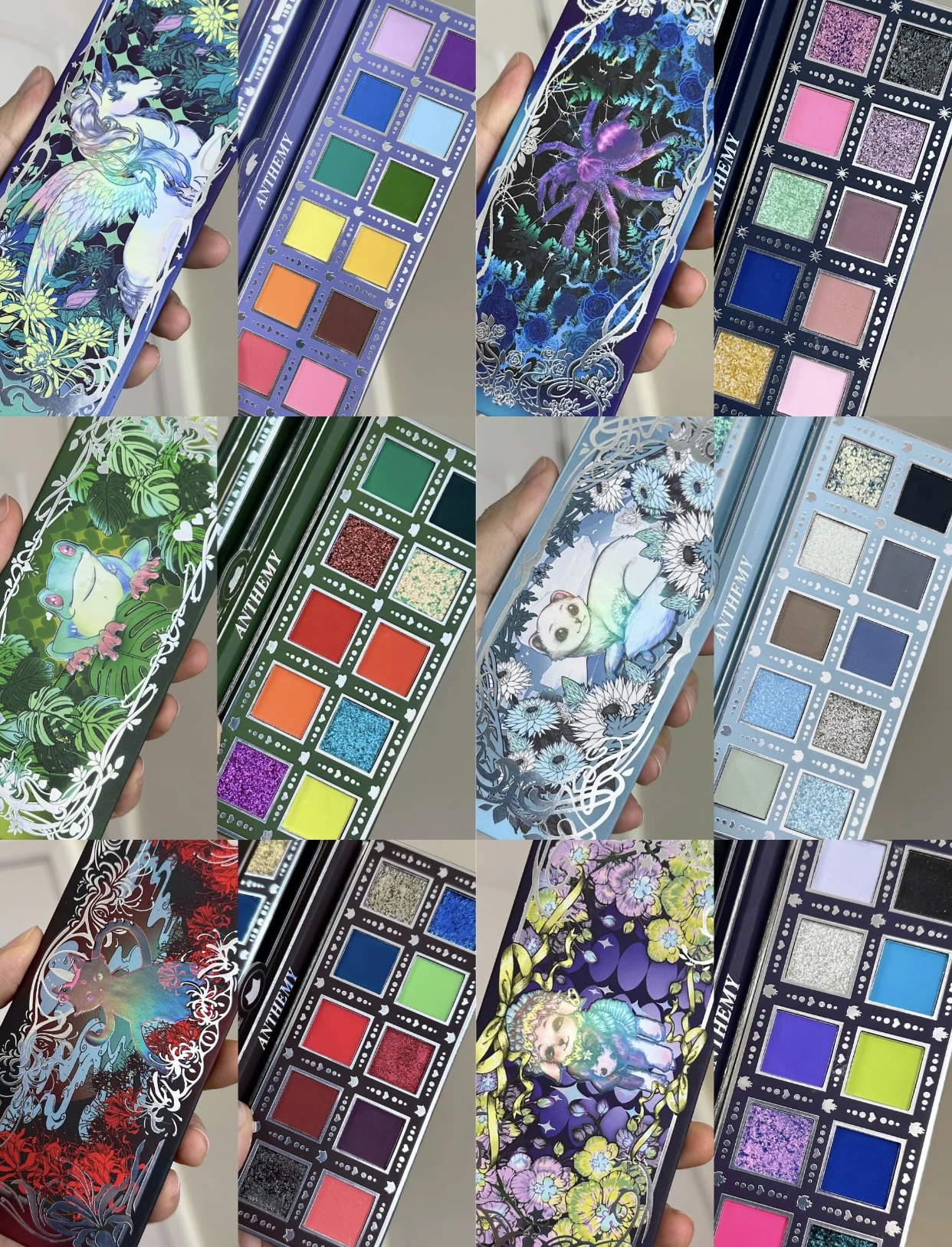 Палитра теней для век Anthemy Backlight Butterfly 12-цветная матовая палитра-хамелеон (art.: 3920cccf08227) - 3920cccf08227