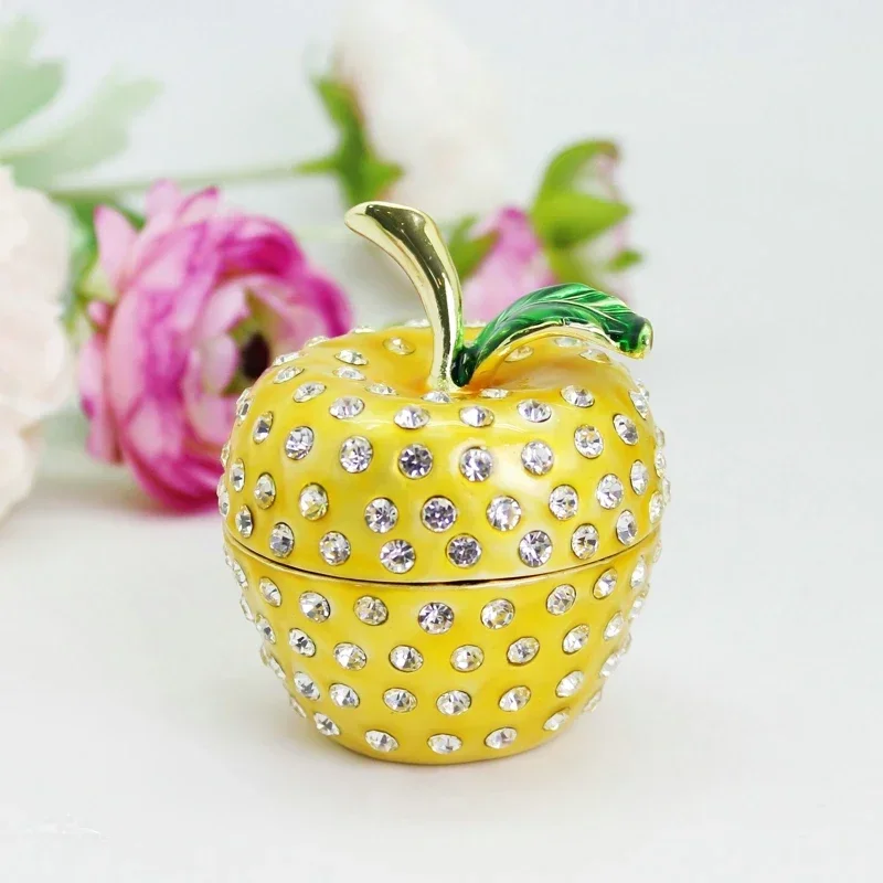 SHINNYGIFTS Рождественская подарочная коробка ручная роспись золотое яблоко