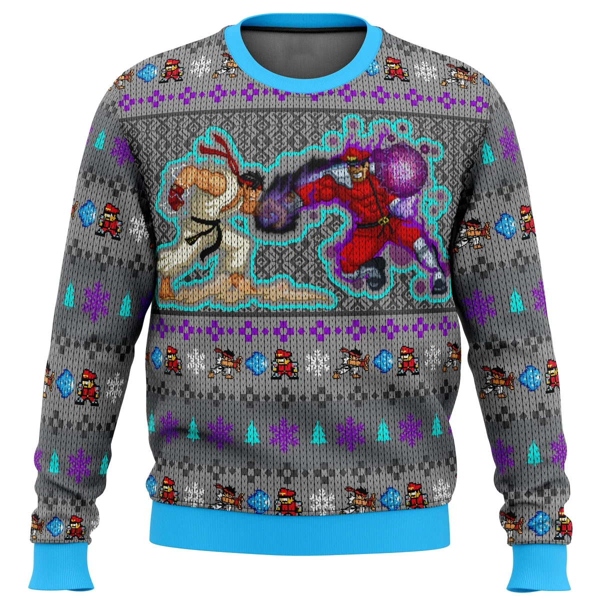 Street Fighter Классическая Kolekcja Brzydki Świąteczny Sweter Gift Święty Mikołaj Pullover Мужская Bluza 3D I Top Jesień