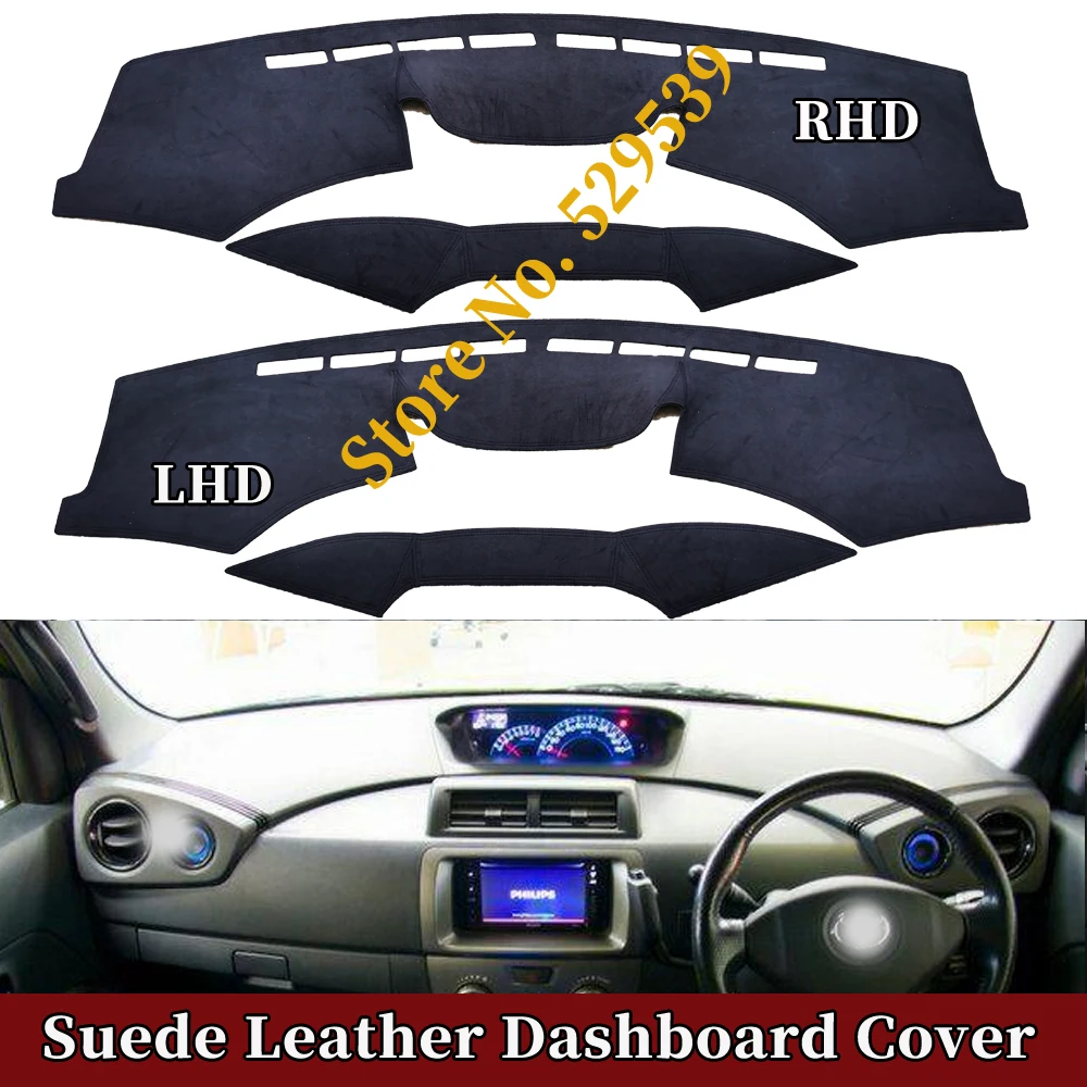 

for Daihatsu Materia for Toyota BB QNC21 Z L 2006-2016 Suede Leather Dashmat Dashboard Cover Pad Dash Mat Auto Accessories