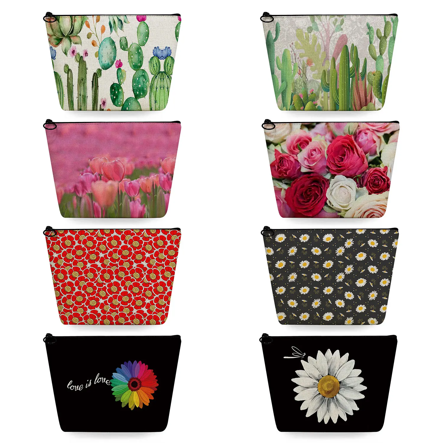 

Подарочная портативная косметичка, Освежающая дорожная Сумочка для туалетных принадлежностей, Женская Повседневная косметичка с цветочным принтом