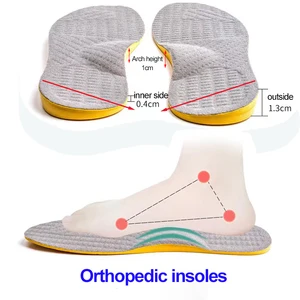High-quality flat foot correction insoles unisex inside and outside the eight-character O-shaped leg in Pakistan