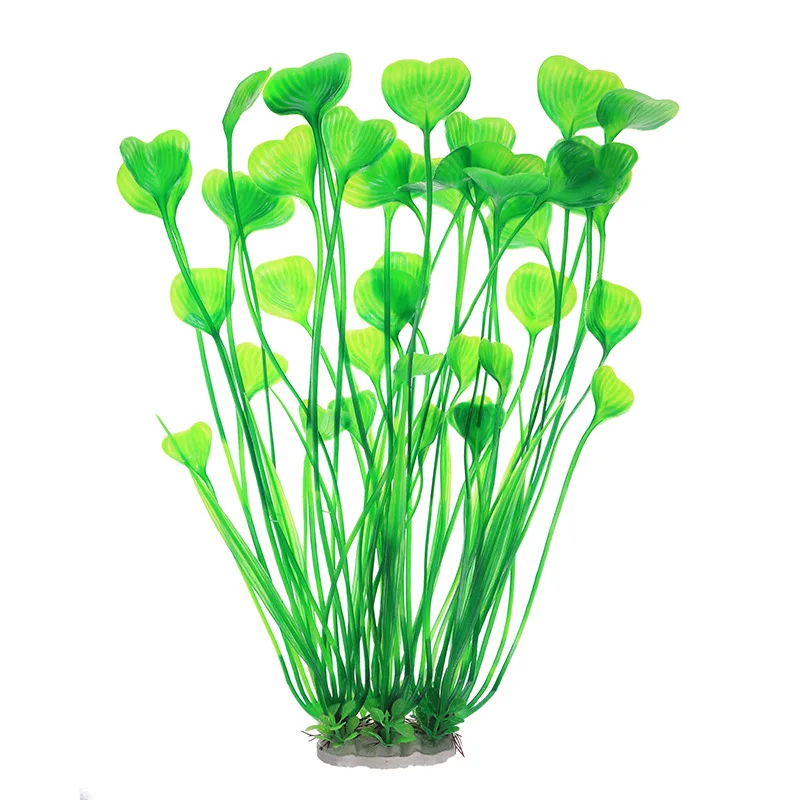 

Plastic Artificial Aquarium PVC Imitation Plants Decoration Submersible Aquatic Fish Tank Underwater Grass Background Ornament