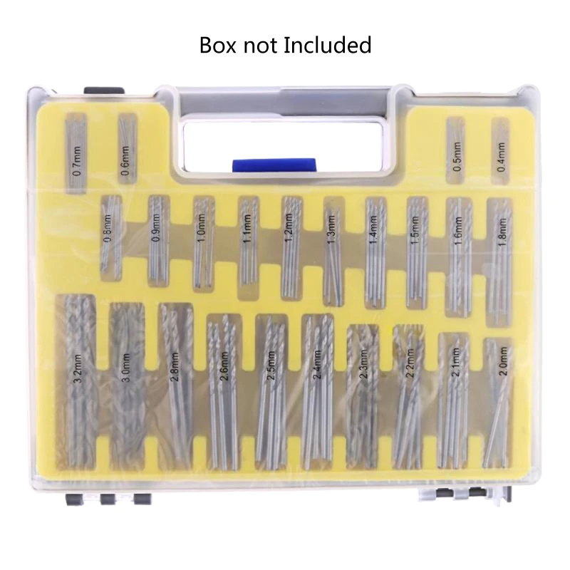 

150 Pieces Precision Micro Twist Drill 0.4-3.2mm for Professional Diy Handyman PCB Crafts Jewelry Drill Wear-resisting