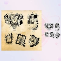 love heart cats silicone clear stamps valentines day stencils for decor diy scrapbooking template stamps for paper cards