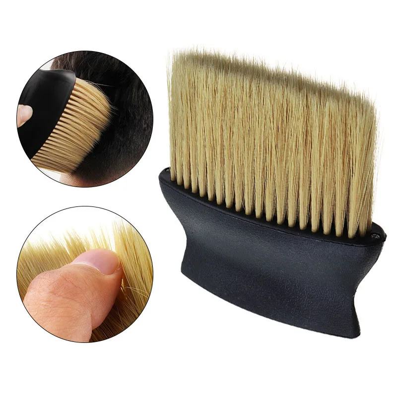 

Professional Hair Clean Brush Soft Hairbrush Salon Haircut Beard Duster Neck Sweep Brush Hairdressing Barber Tools Accessories