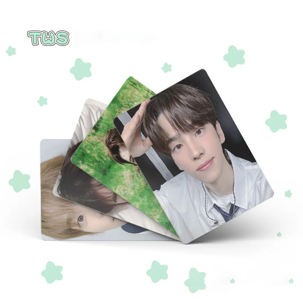50 шт./набор Kpop TWS Лазерная Коробка Высокое качество HD фото корейский стиль