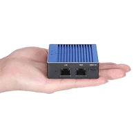 sharevdi latest high quality compact fanless firewall mini pc computer hardware software with 2 lan