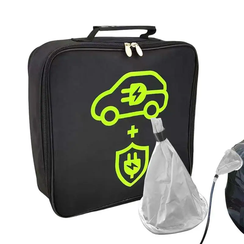 

Сумка для хранения автомобильного зарядного кабеля, водонепроницаемая сумка для переноски, для электромобиля, зарядного устройства, розет...