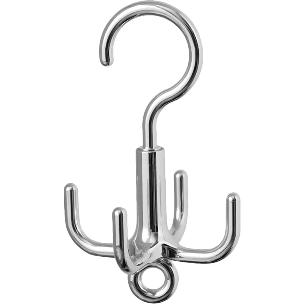 

Advanced Rotating Hook Hat Hangers Purse Closet Hooks Five Claw Pothook Clothes Tie Abs Rotary Man Caps