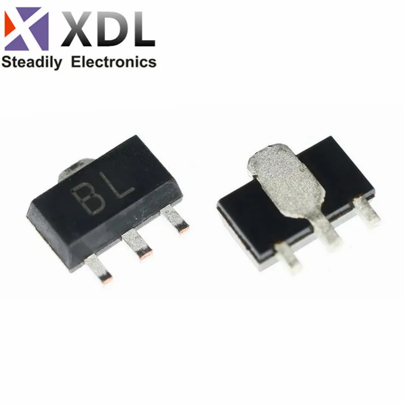 

50 шт BCX56-16 SOT-89 BCX56 SOT89 транзистор NPN 1A 80V маркировка: BA BD BH BL