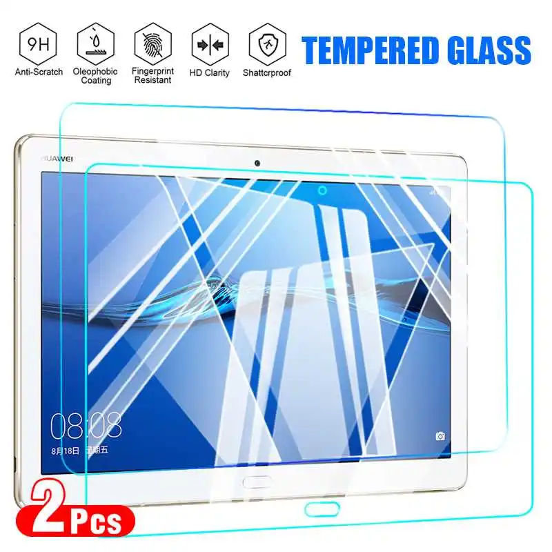 

2Pcs Anti-Burst Tempered Film Glass For Huawei MediaPad M3 Lite 10 Screen Protector