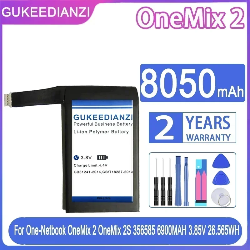 Аккумулятор 6800/13050 мАч для One-Netbook OneMix 1 2 2S 3 pro 3S 3pro OneMix3S A1 JJY 2855125 H- 687292 P OneMix3 OneMix2 OneMix2S