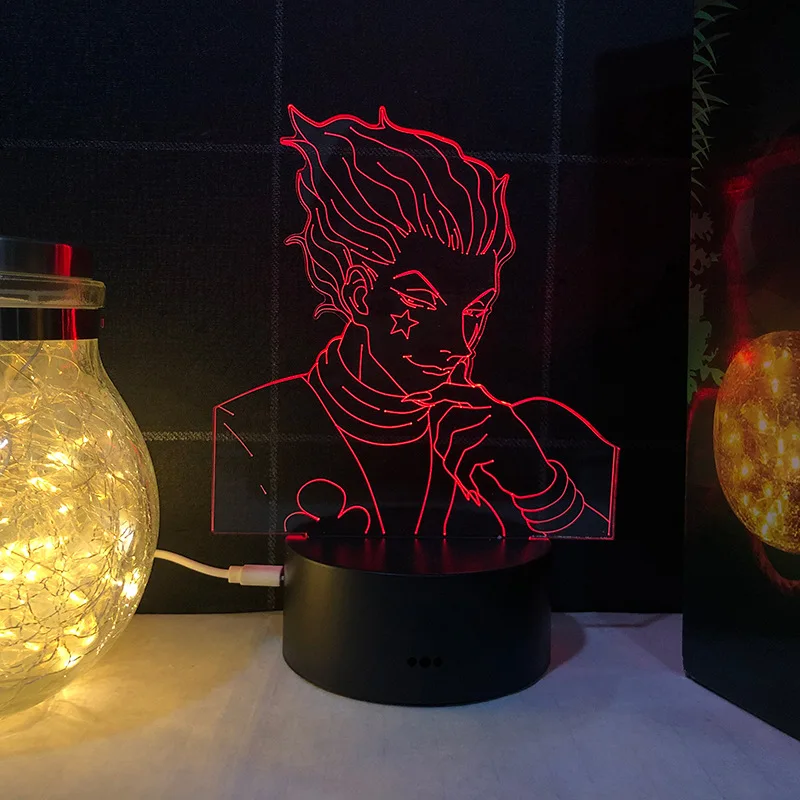 Hunter x hunter HxH hisoka хантер х для дома украшения ночник аниме фигурки декор комнаты