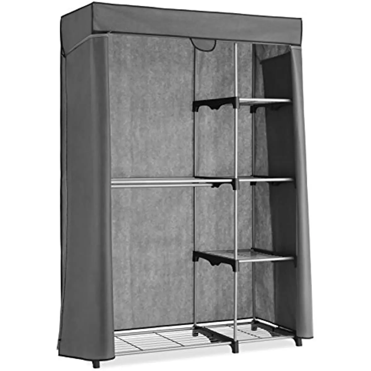 

Deluxe Utility Closet - 5 Extra Strong Shelves - Removable Cover