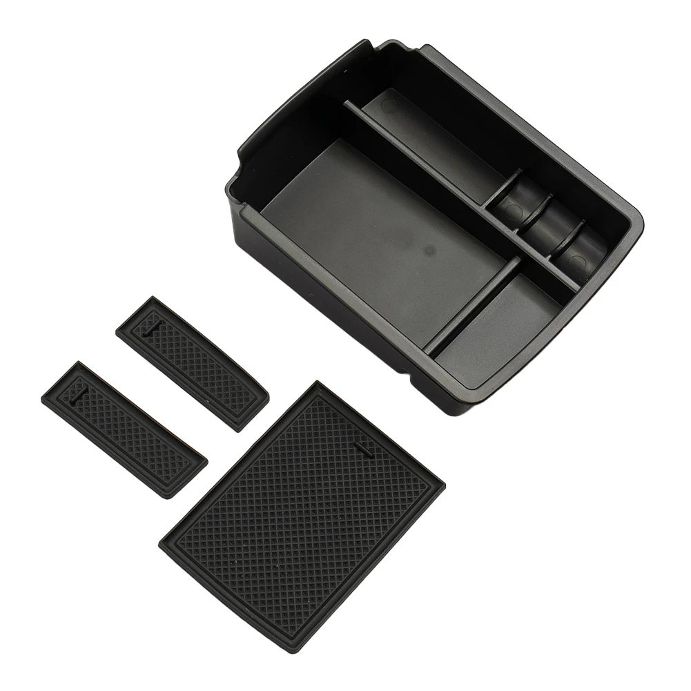 

For Golf 7 Golf Mk7 VII 5G GT I R 2013-2017 Car Center Console Tray Black 1PCS ABS plastic Useful Durable Practical